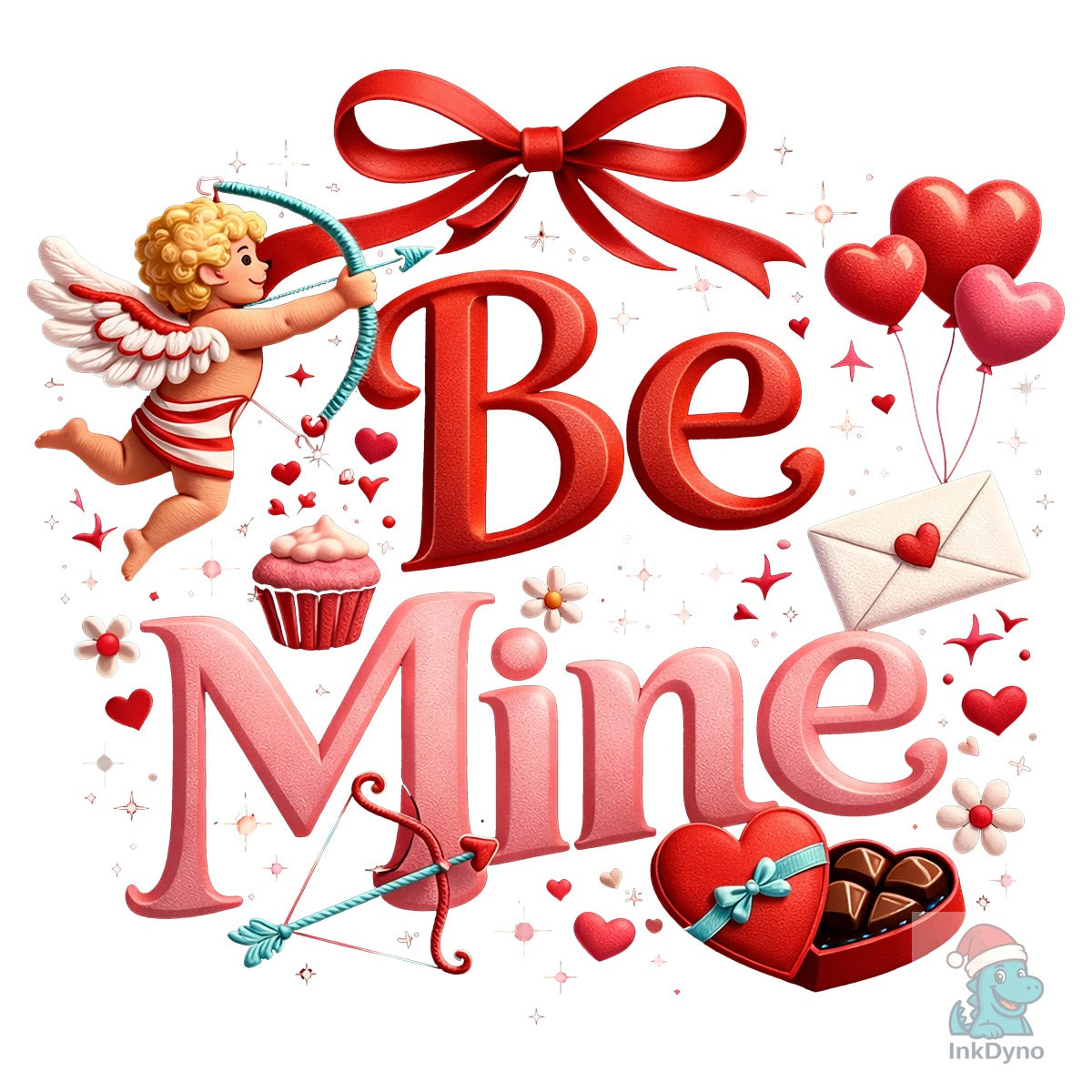 Be Mine Valentine Cupid Design