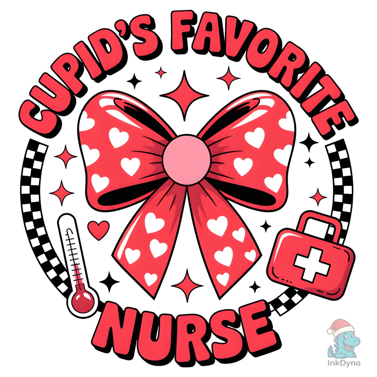 Nurse Coquette Bow Cupid's Favorite