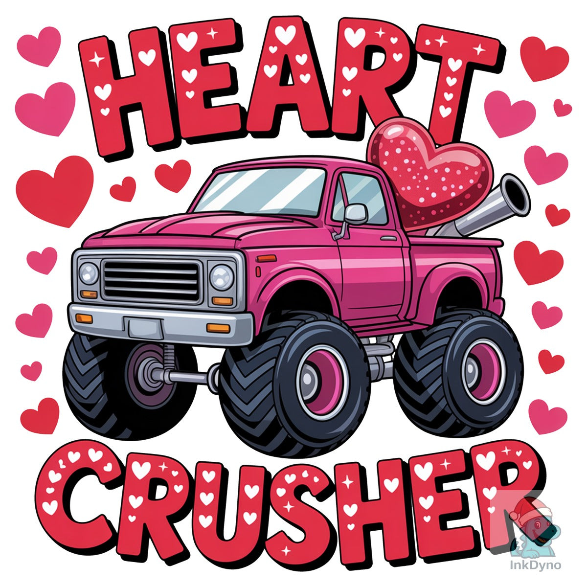 Valentine Monster Truck Heart Crush