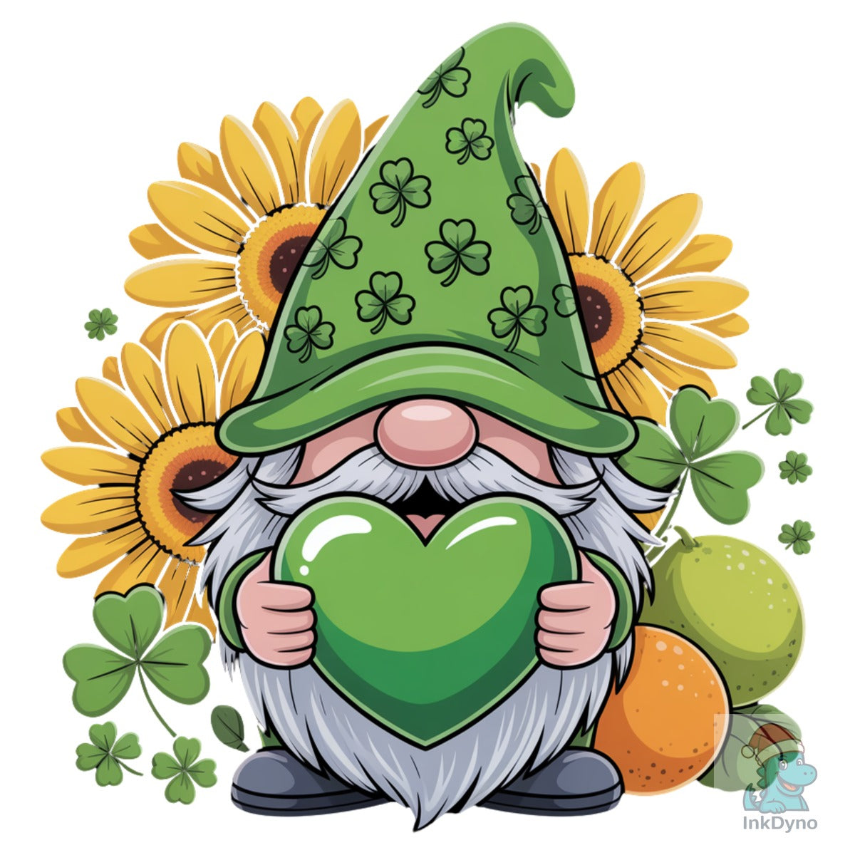 Lucky Shamrock Gnome St Patrick's
