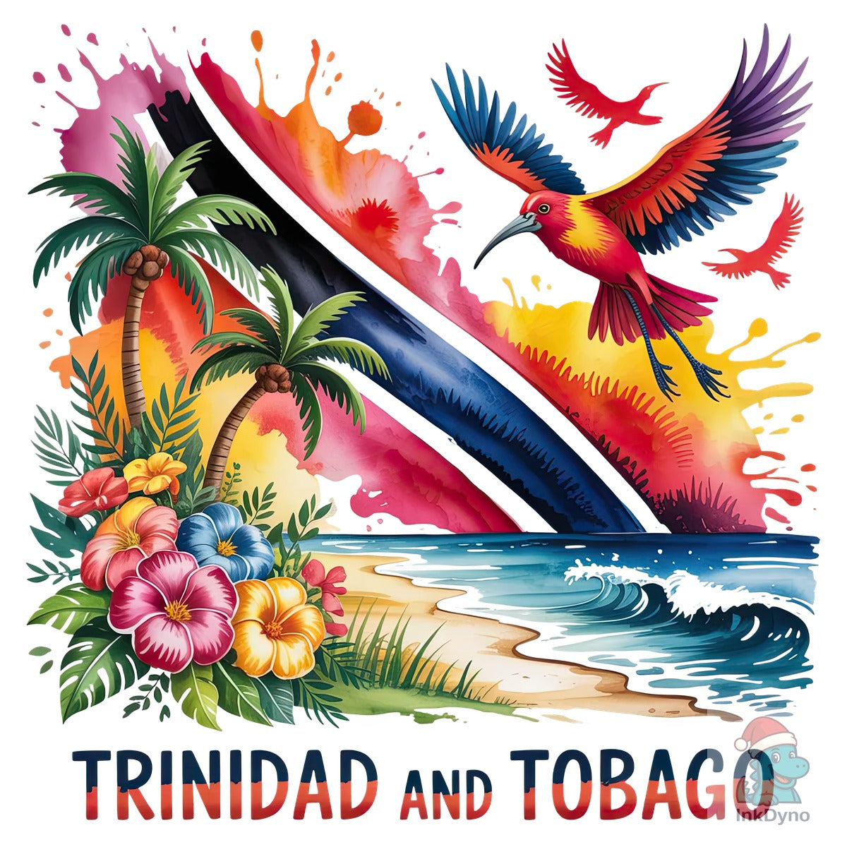 Trinidad Tobago Tropical Vibes Sublimati
