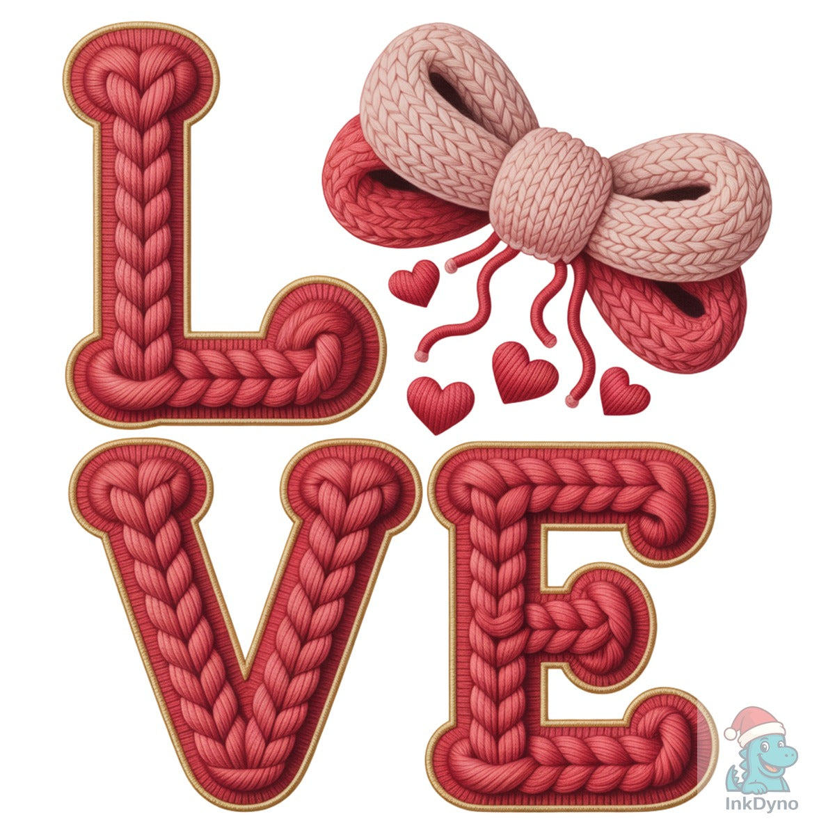 Crochet Valentine Love Bow