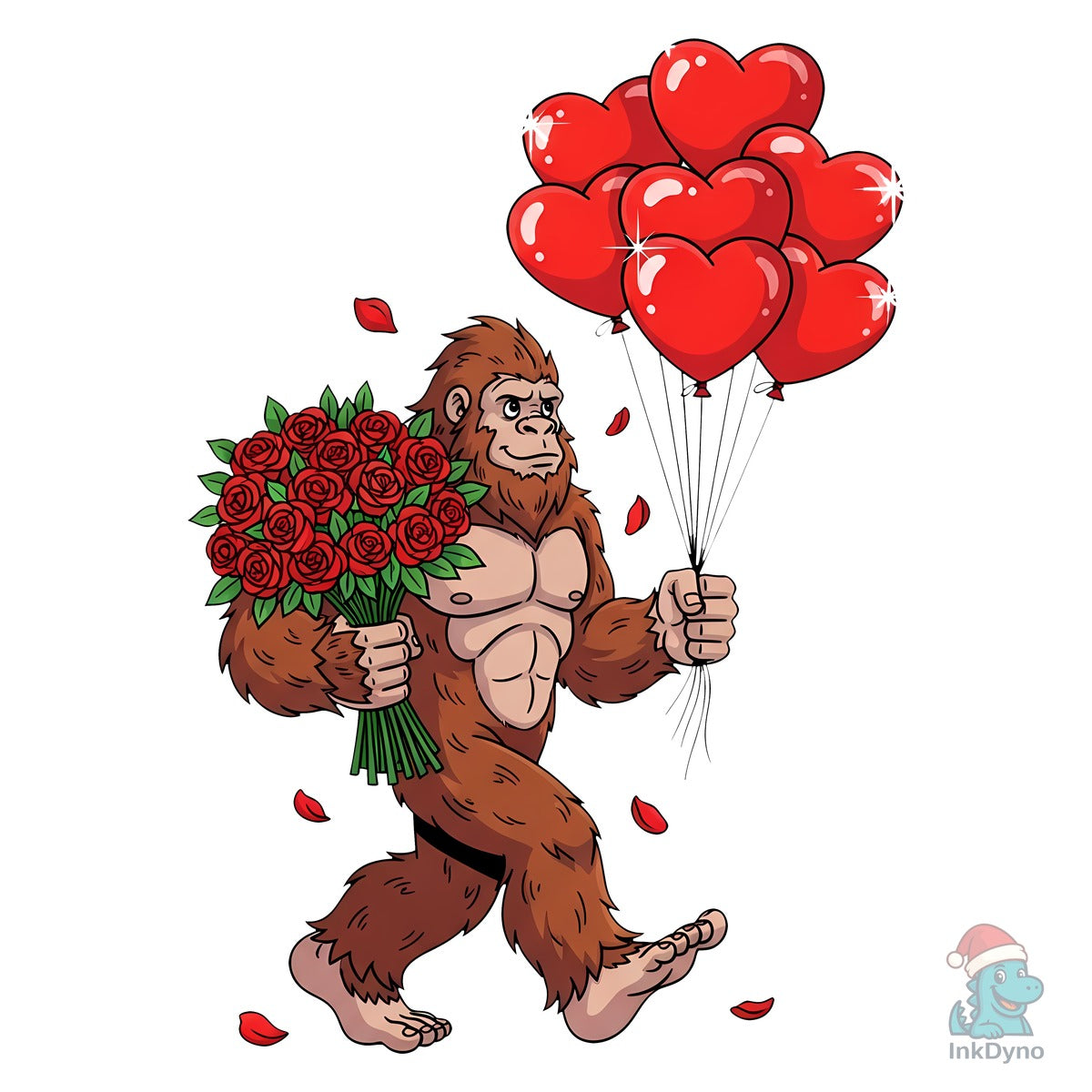 Funny Bigfoot Valentine