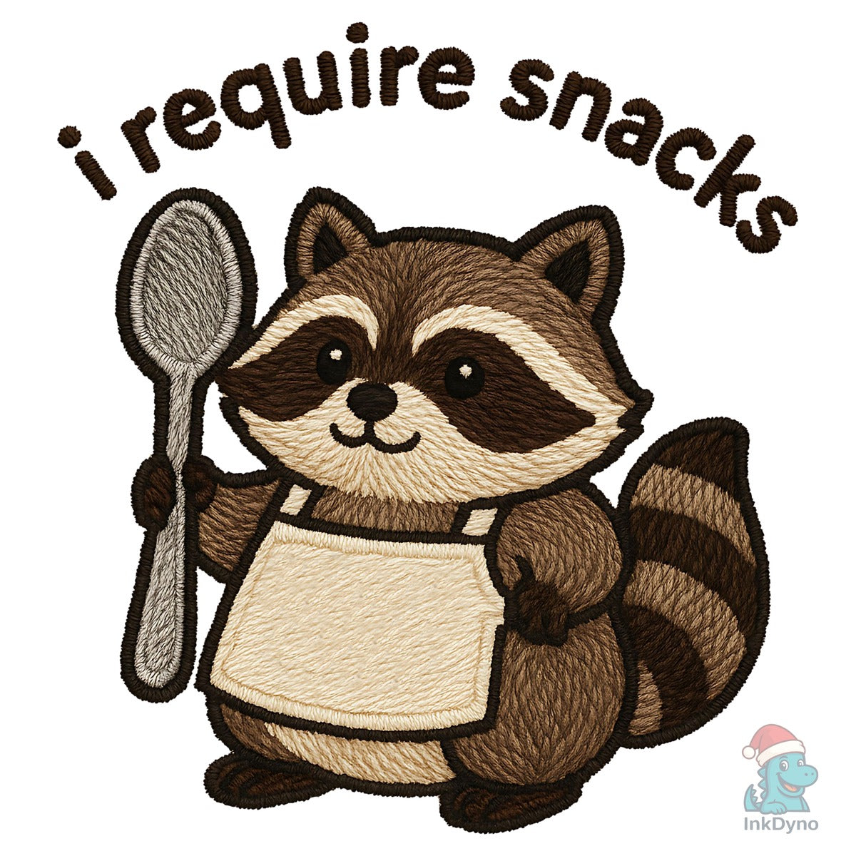 I Require Snacks Fat Raccoon Shirt