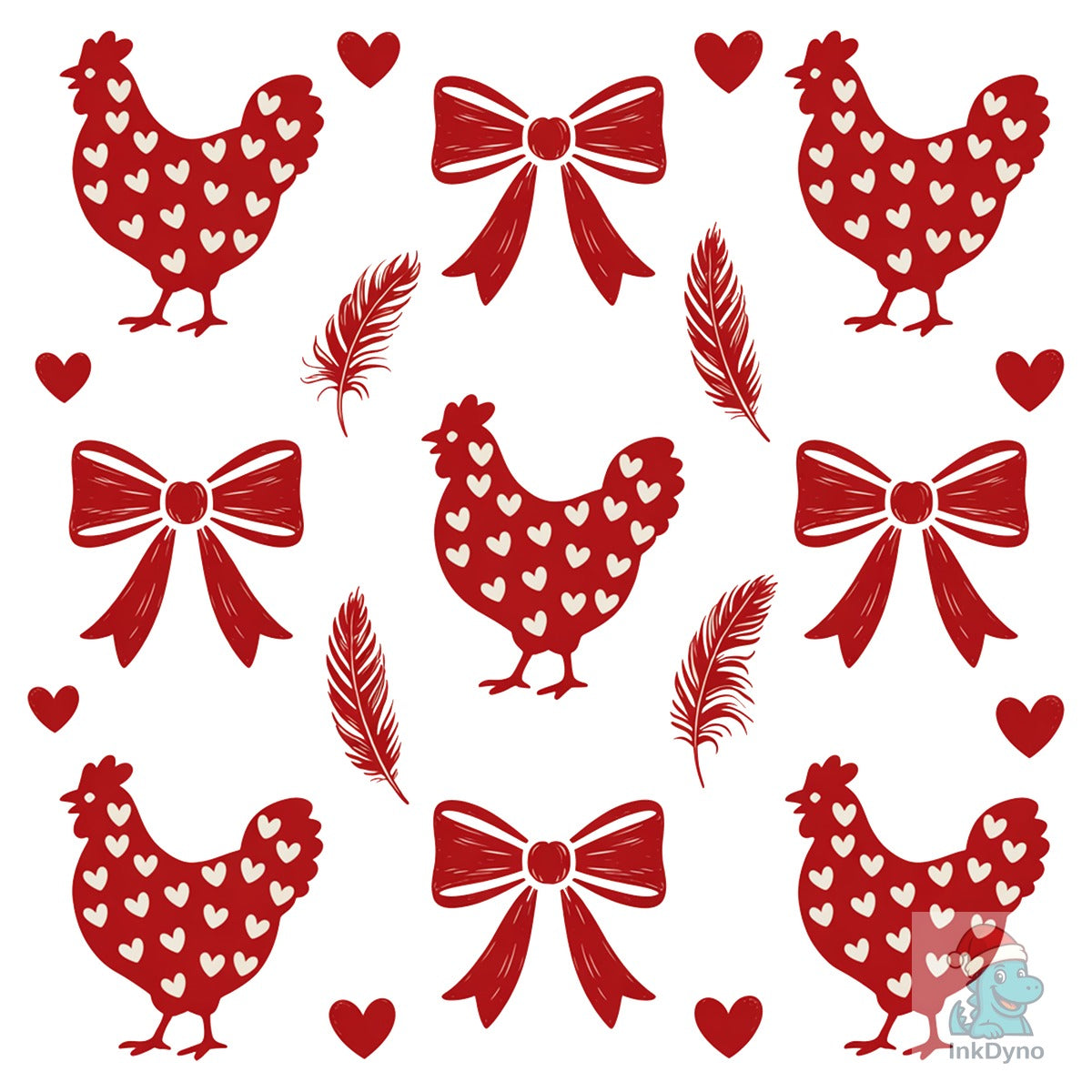 Coquette Chicken Valentine Chicken