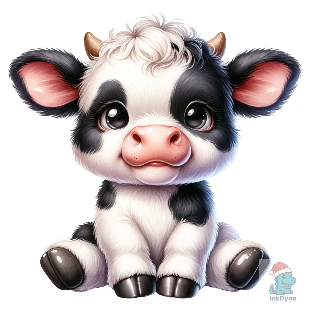 Black and White Baby Cow Kids