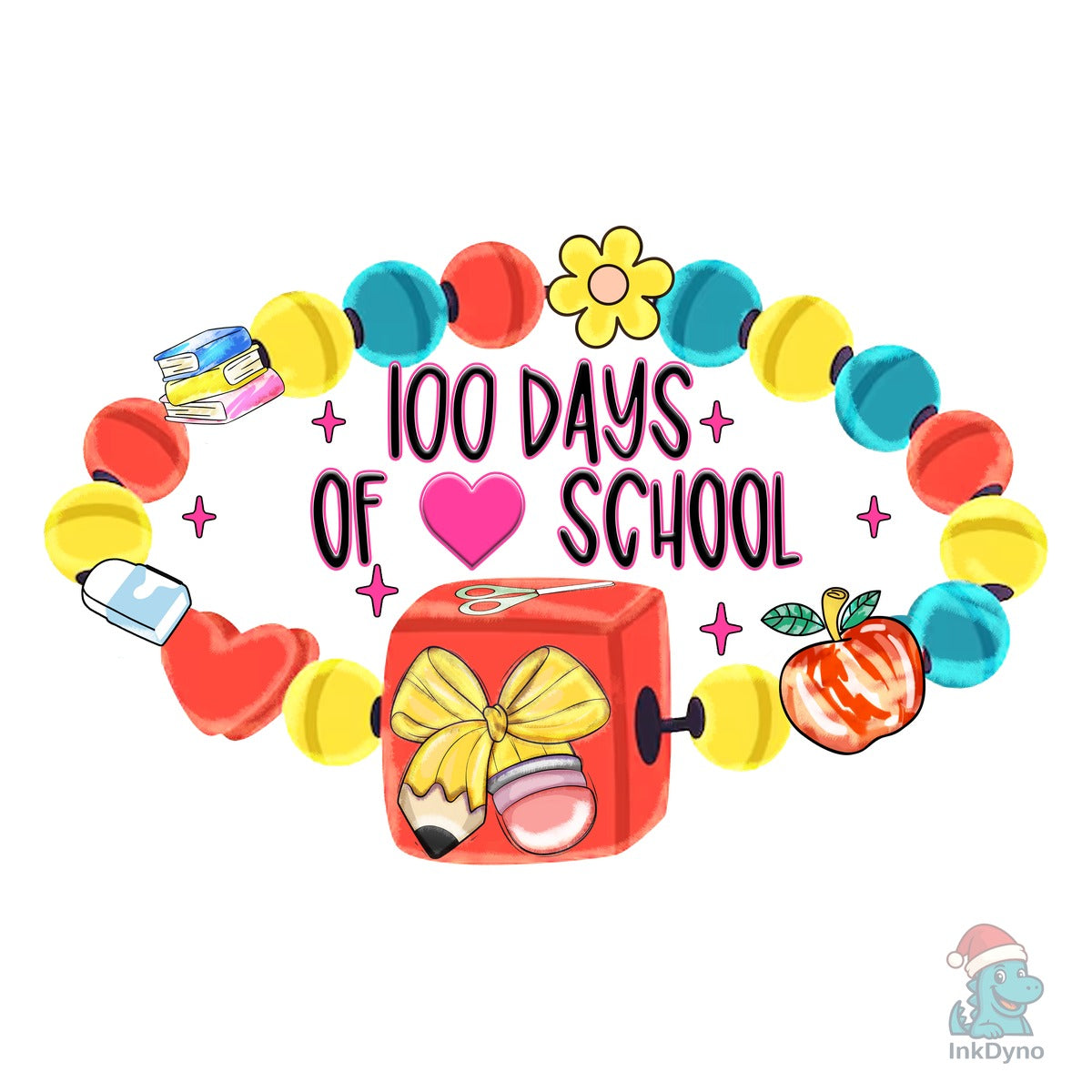 Preppy 100 Days School Pencil Coquette
