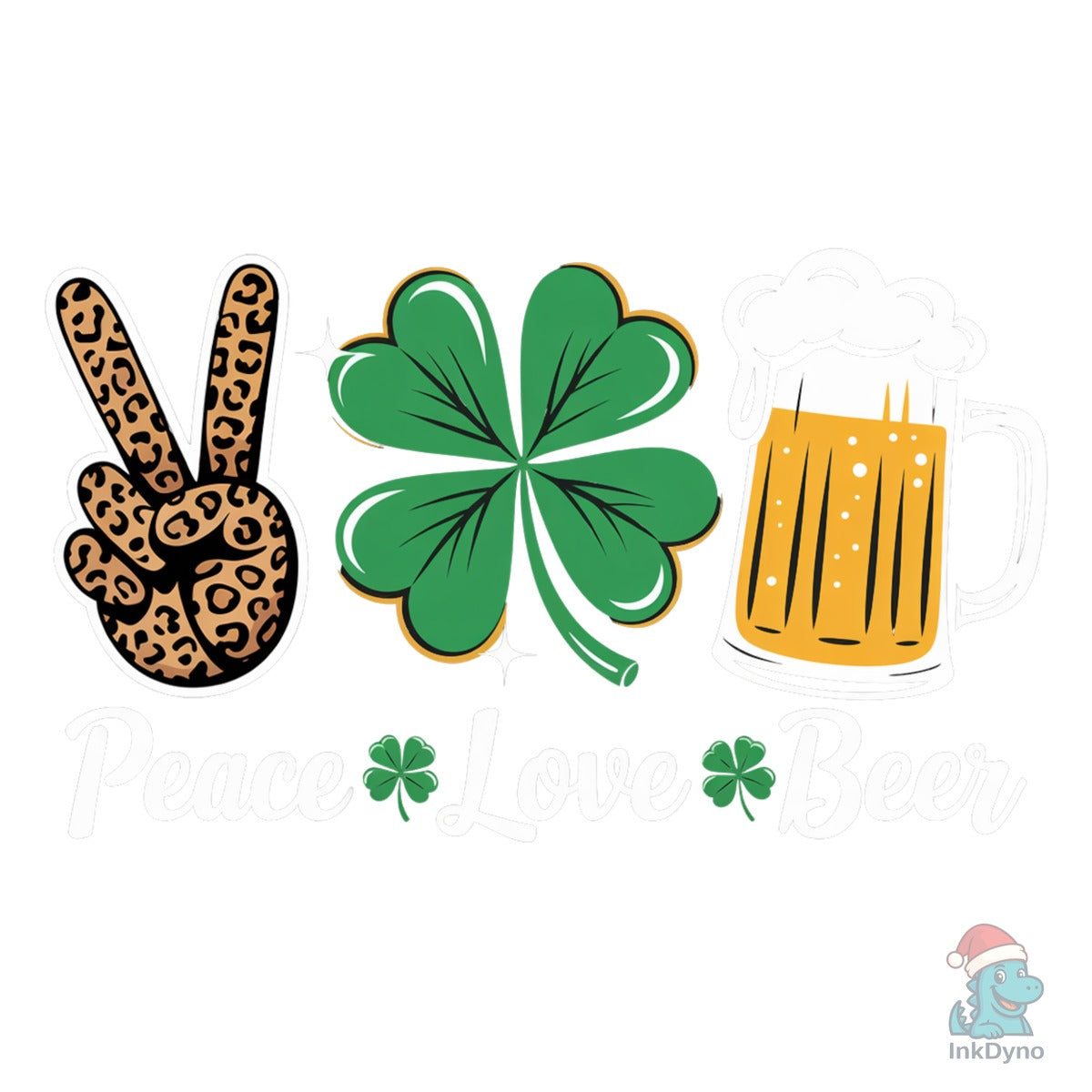 Peace Love Beer St. Patrick's Day