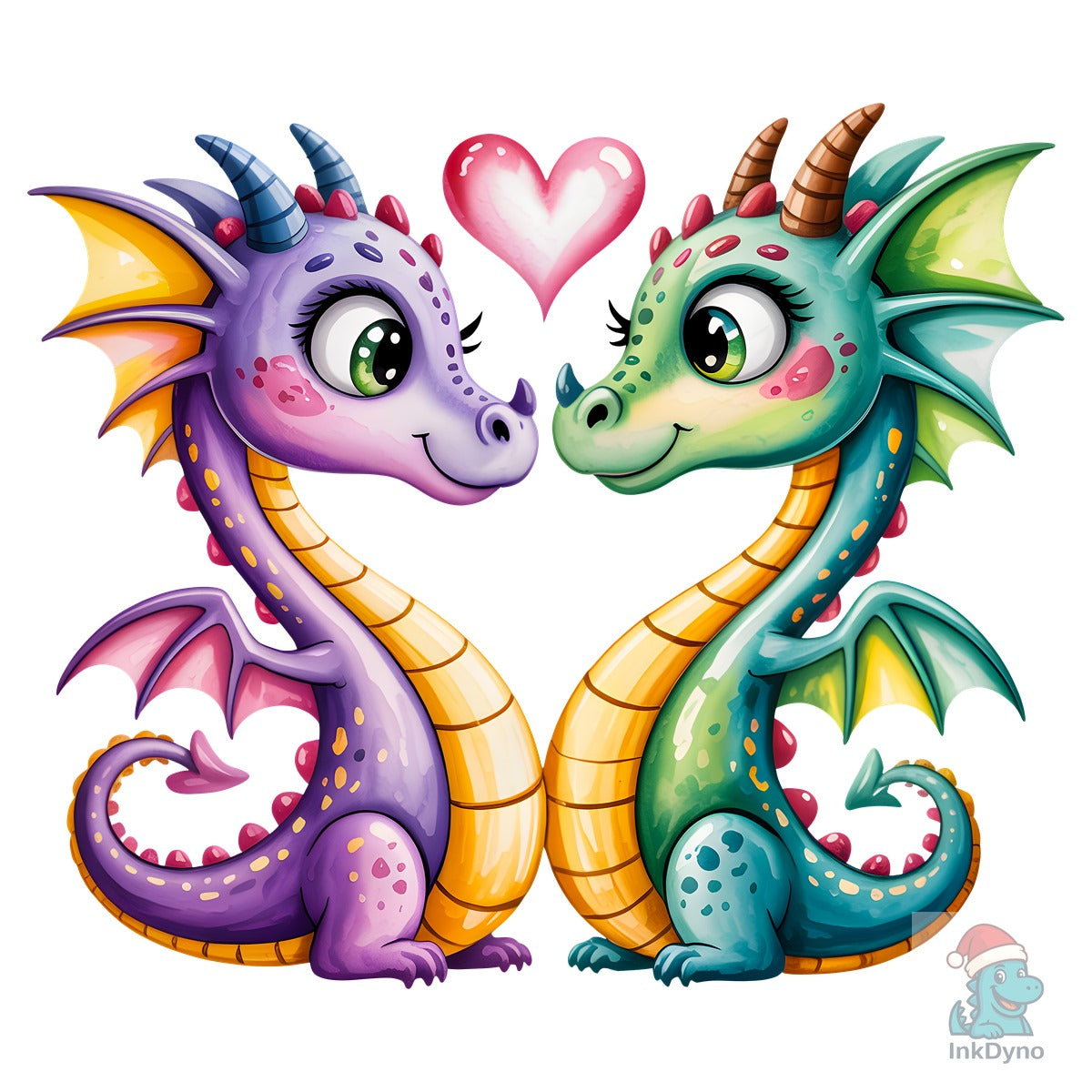 Valentine Dragon Couple