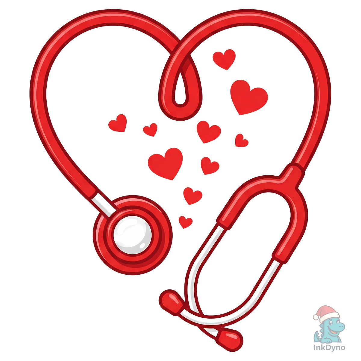 Heart Stethoscope Valentine