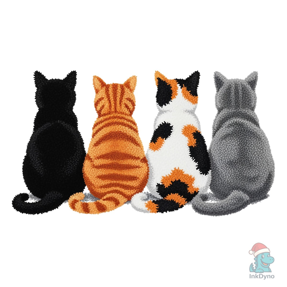 Cute Yarn Cat Shirt Design