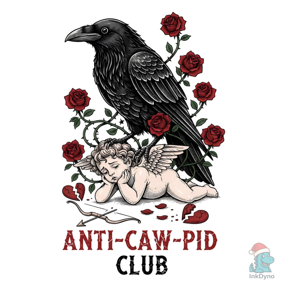 Anti Valentine Crow Raven