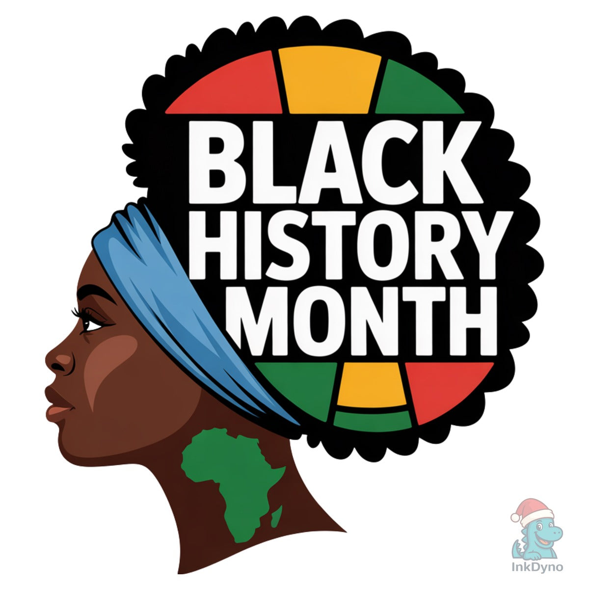 Black History Month Afro Woman