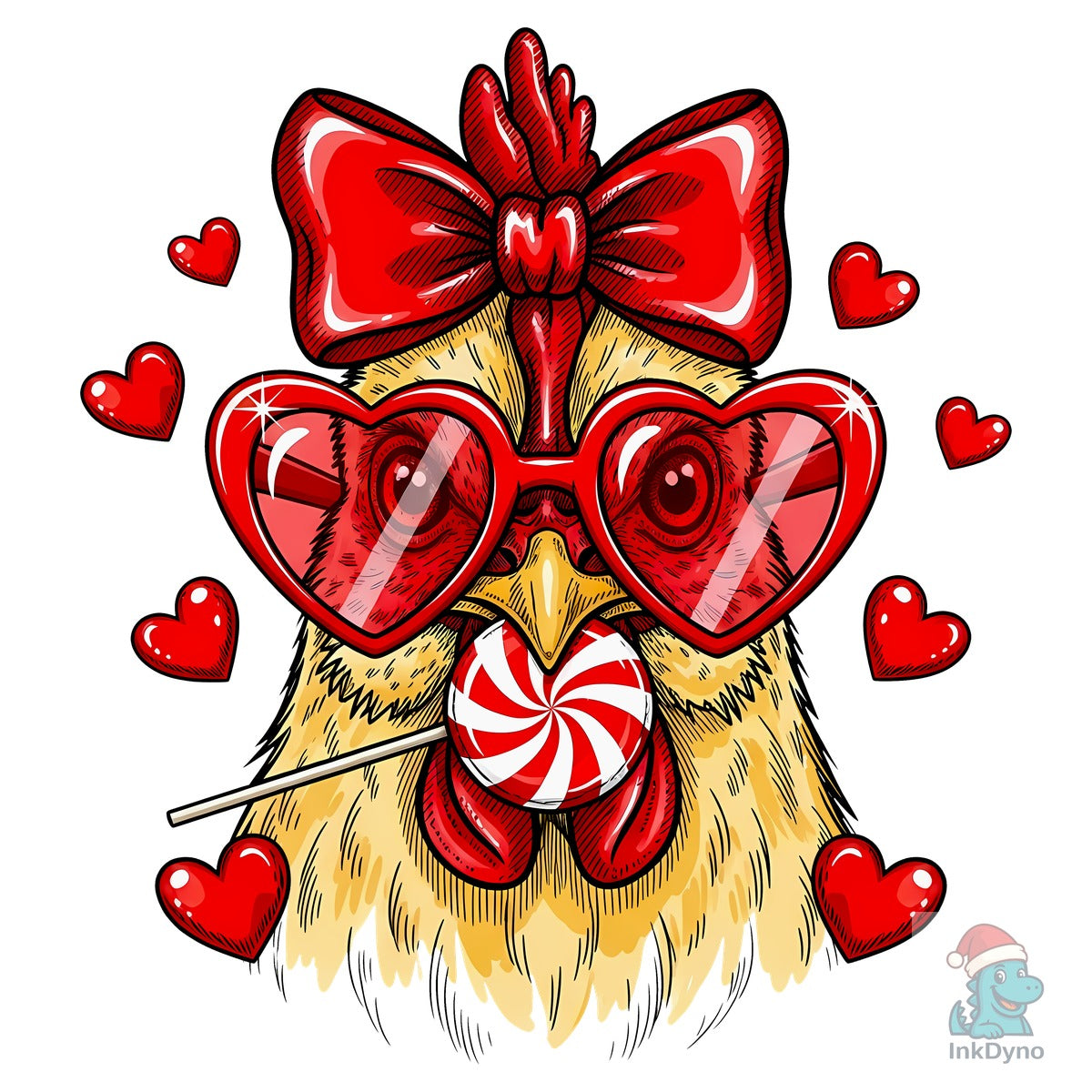 Cute Valentine Chicken