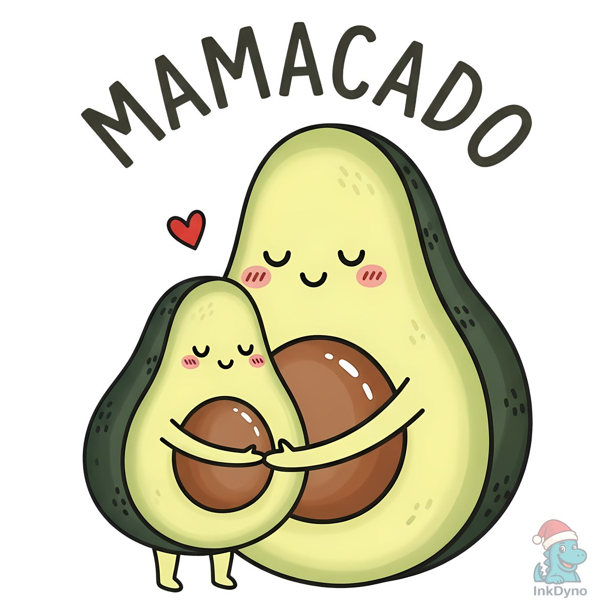 Cute Avocado Mom & Baby