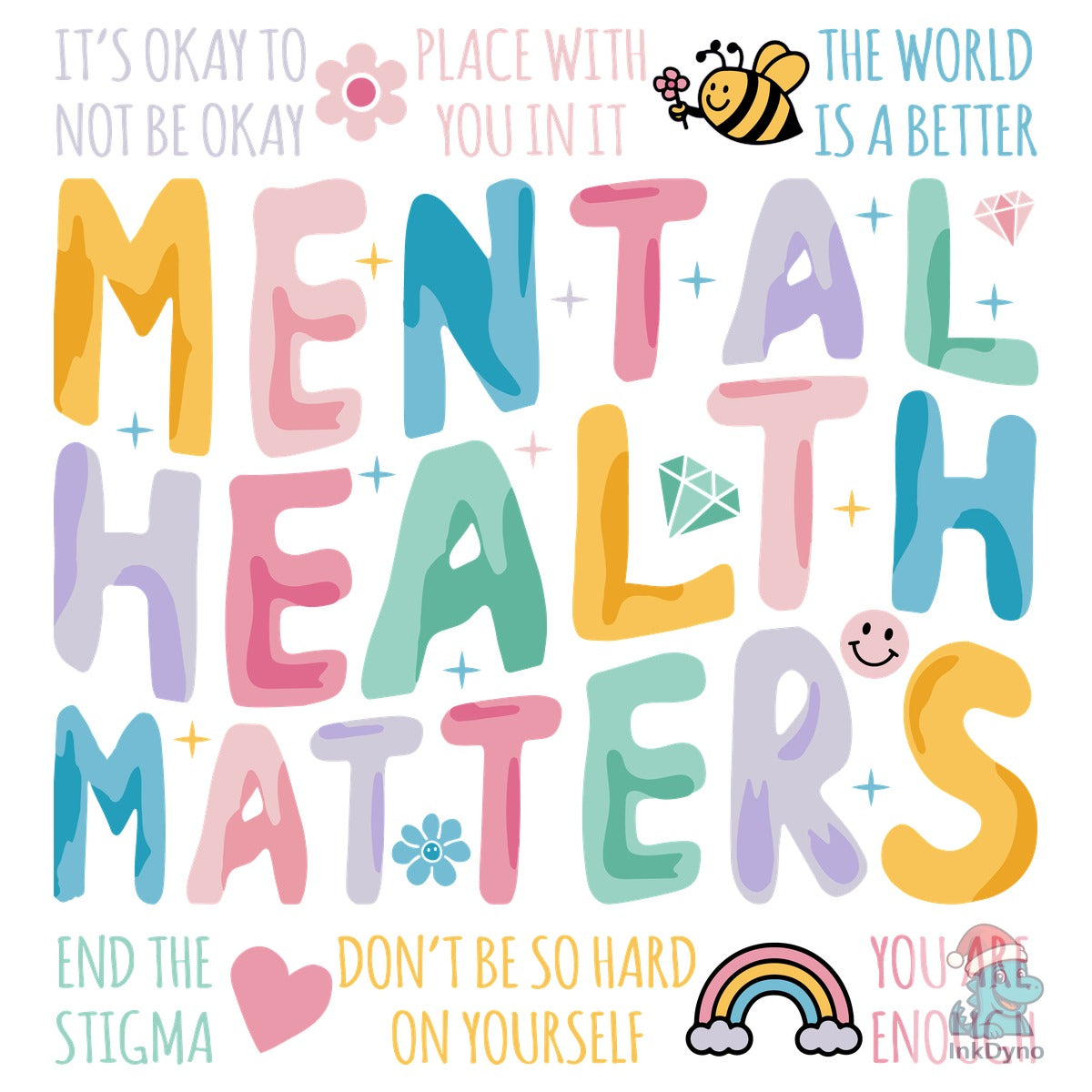 Mental Health Matters Quote Design