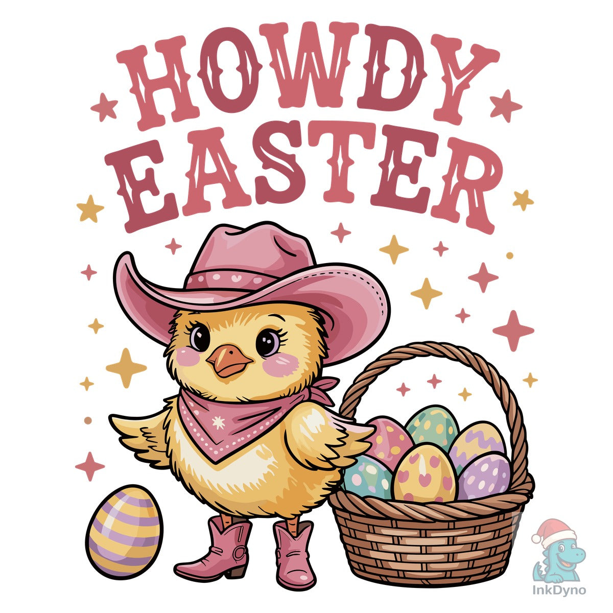 Howdy Easter Western Bunny Sublimation