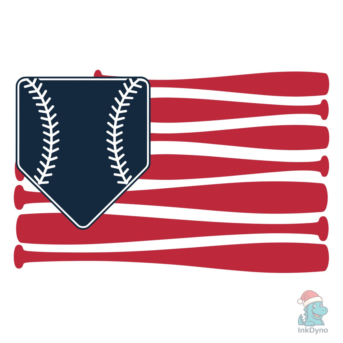 American Flag Baseball 4th of July