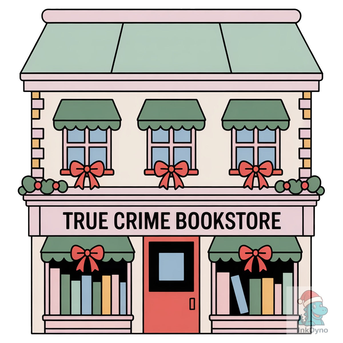 Christmas True Crime Bookstore Book