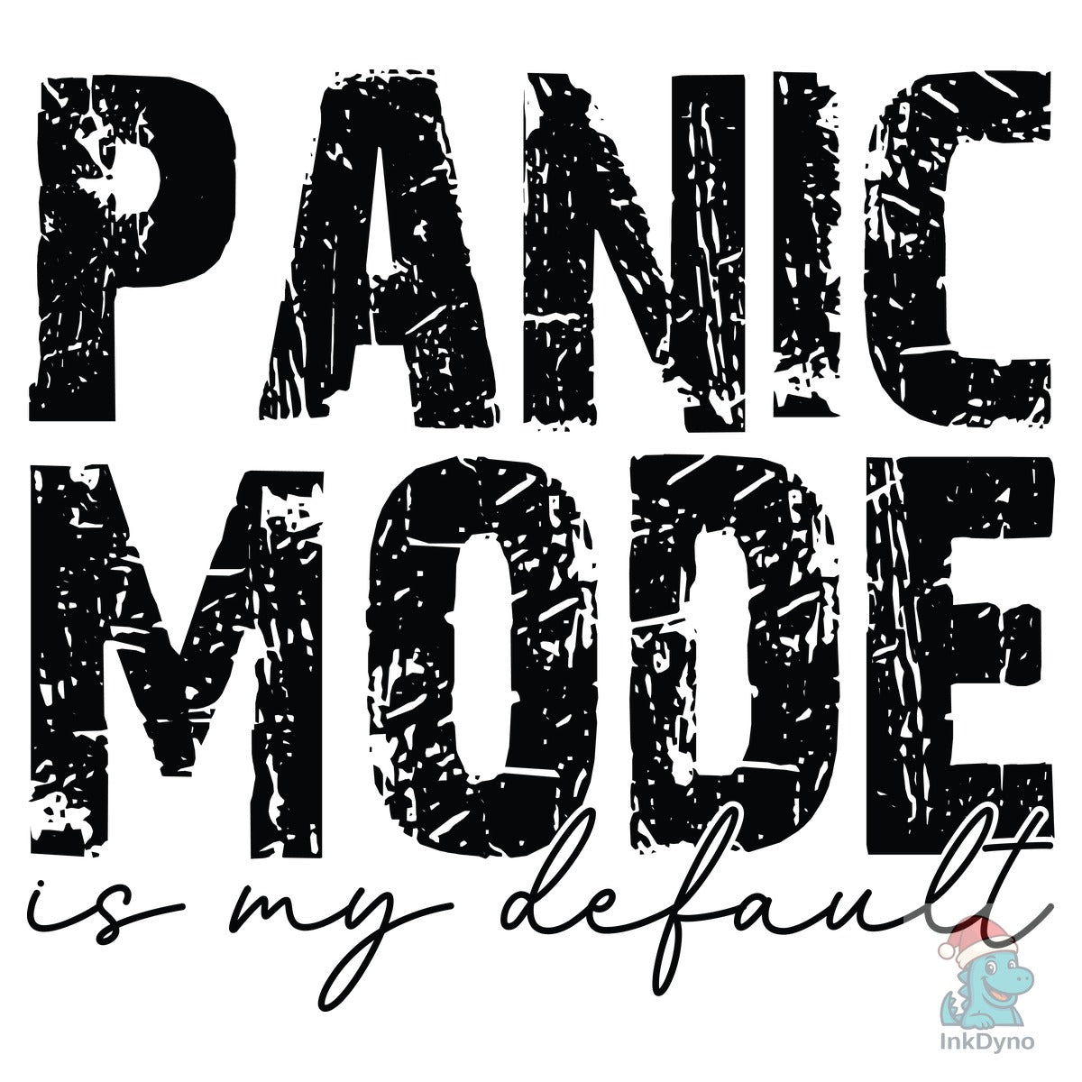 Panic Mode Grunge Mental Health