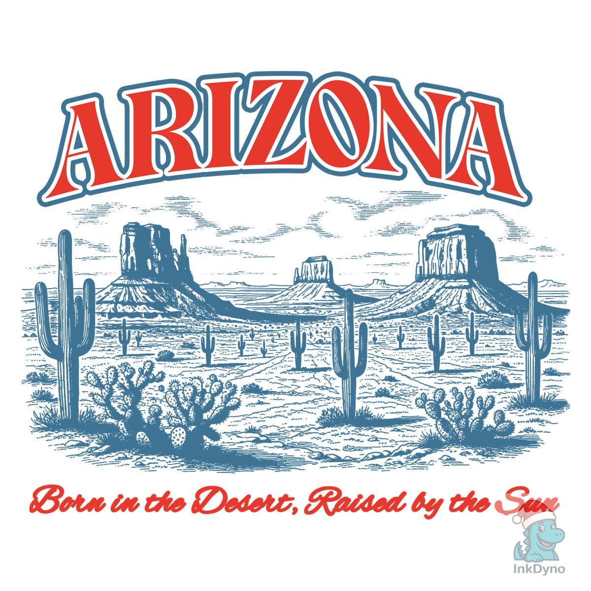 Arizona Vintage Retro Tshirt Design