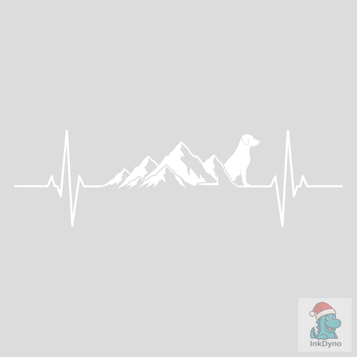 Dog Mountain Heartbeat Hiking T-shirt