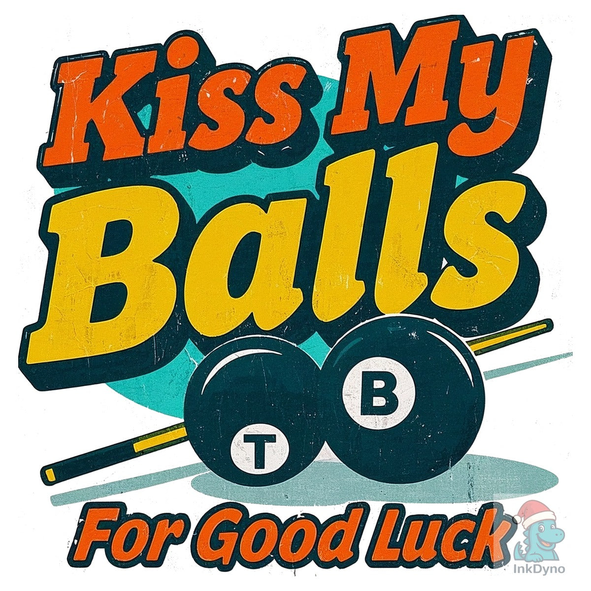 Retro Billiards Balls T-Shirt Design