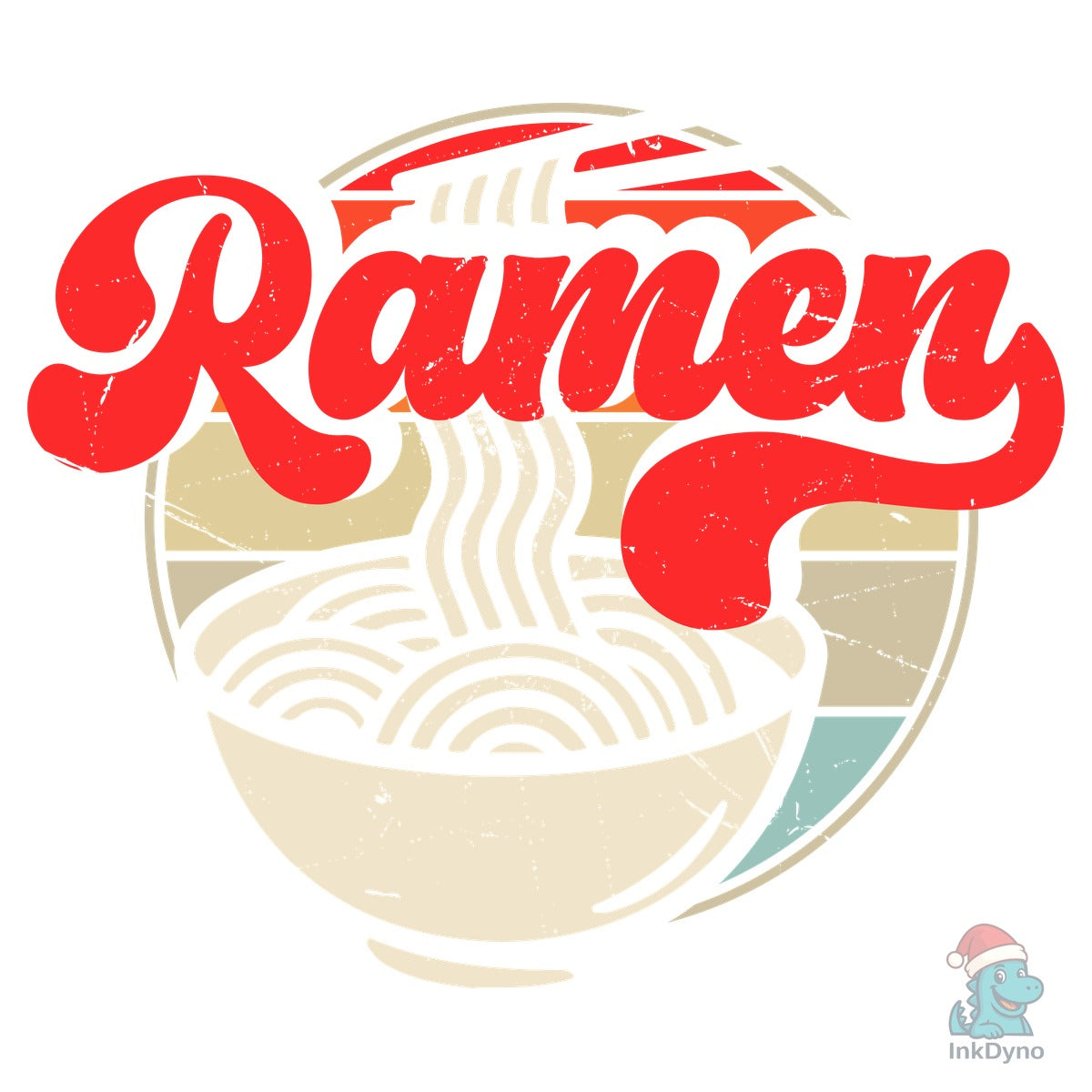 Retro Vintage Japanese Ramen Bowl
