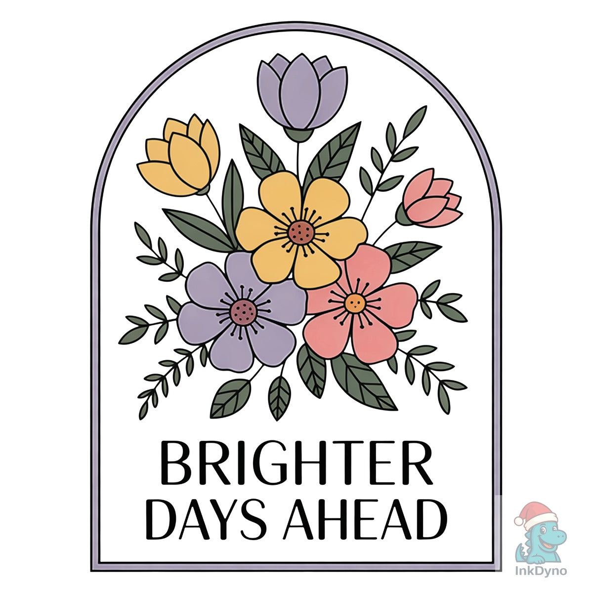 Boho Floral Brighter Days Ahead