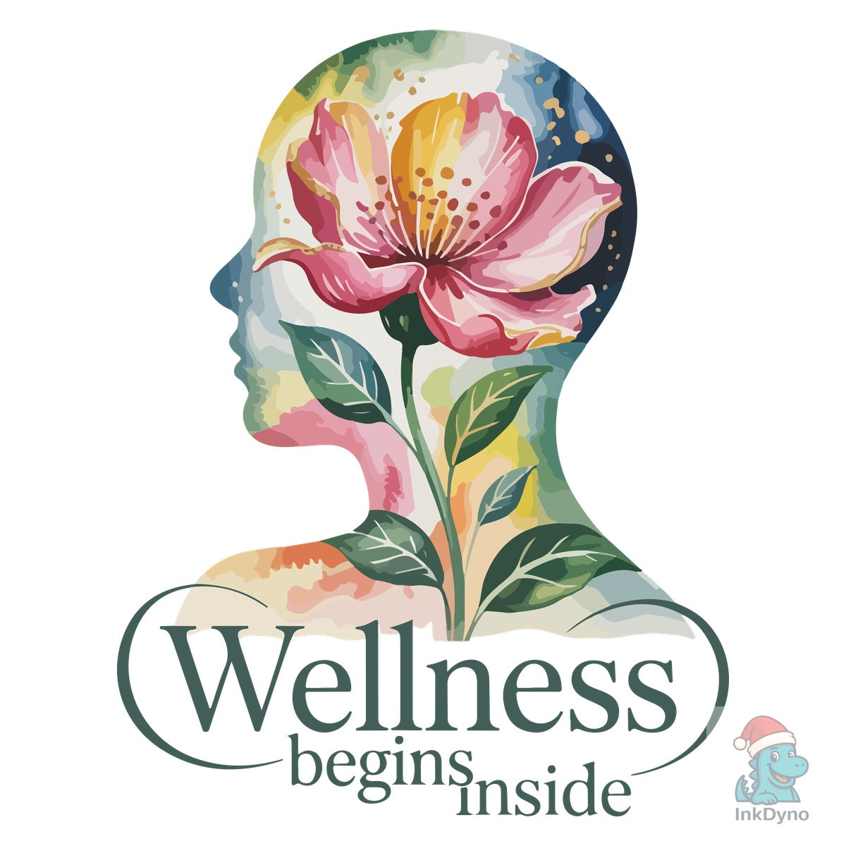 Wellness Begins Inside Watercolor Shirt