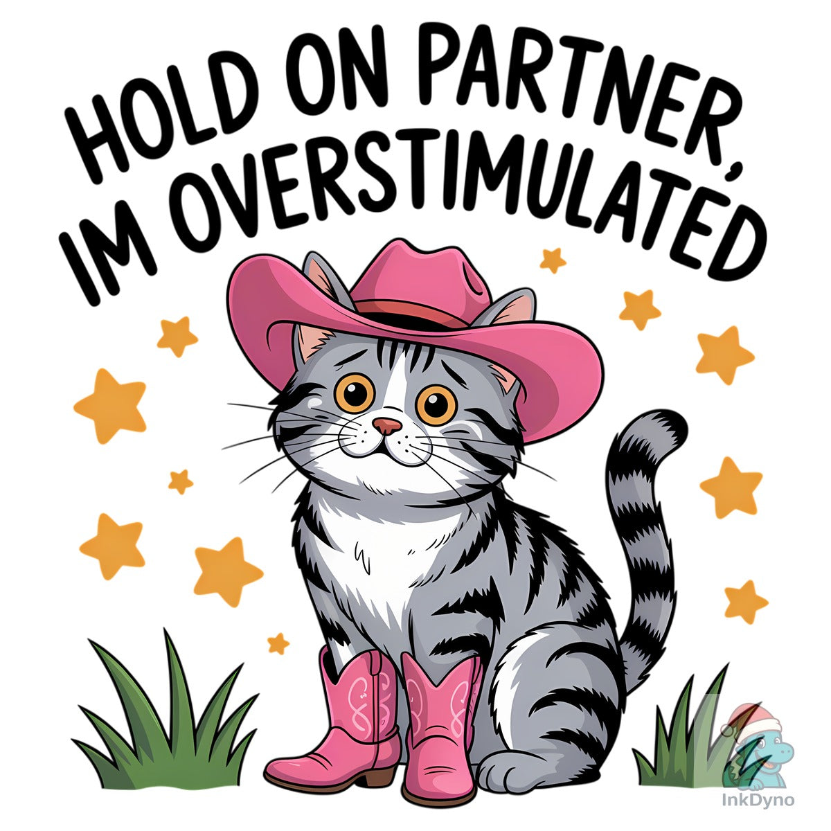 Cowboy Cat Overstimulated