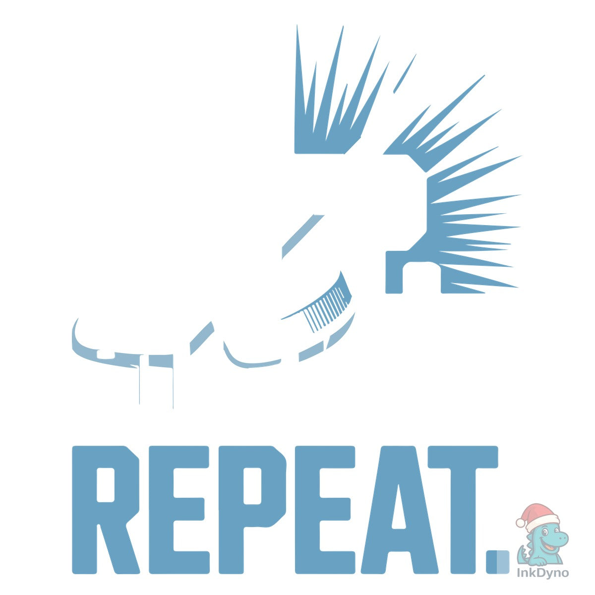Eat Sleep Hockey Repeat T-Shirt Design