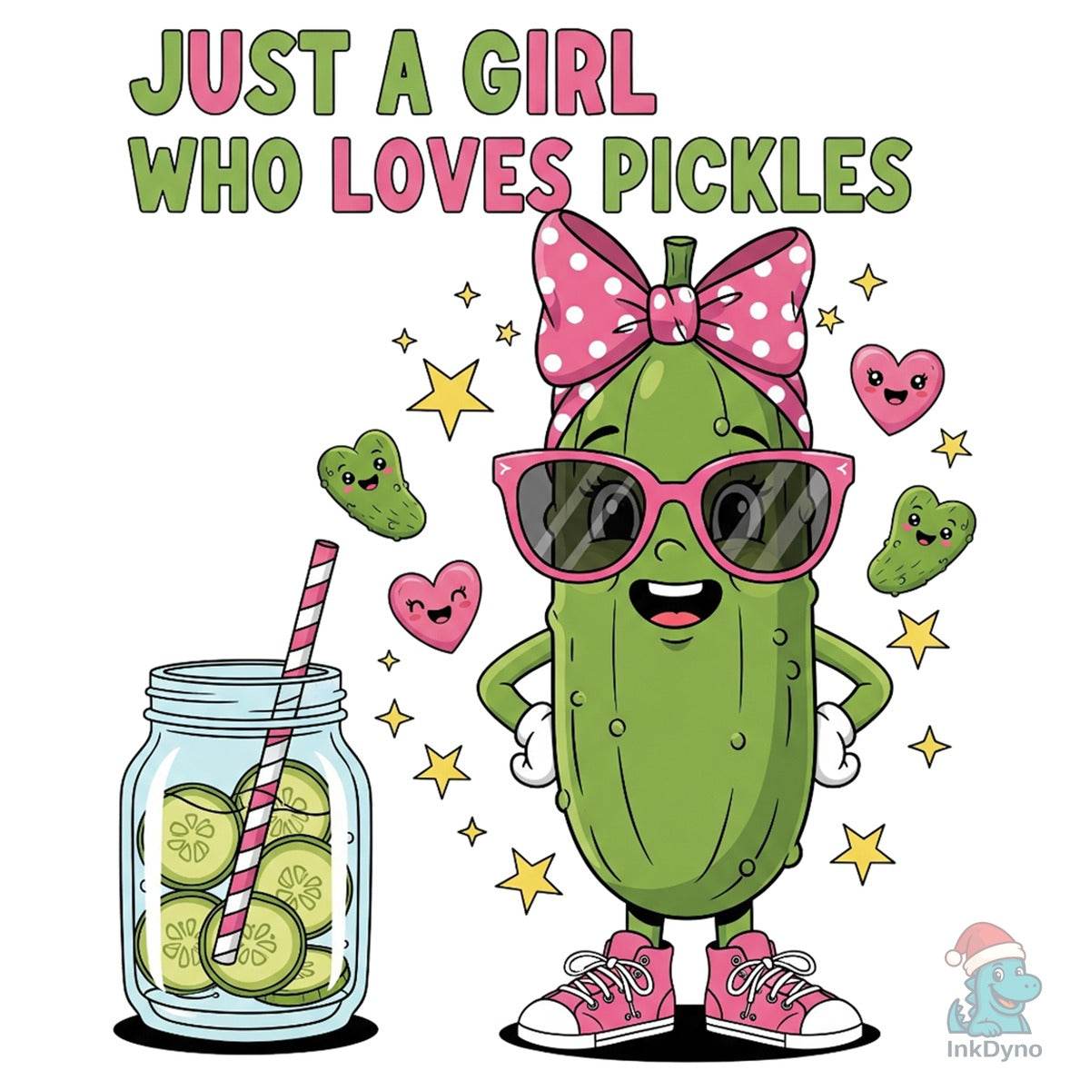 Funny Pickle Queen T-Shirt Design