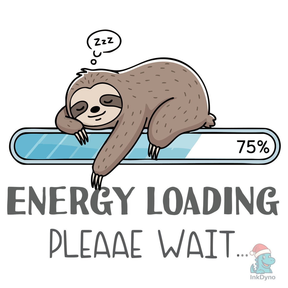 Energy Loading Please Wait T-shirt