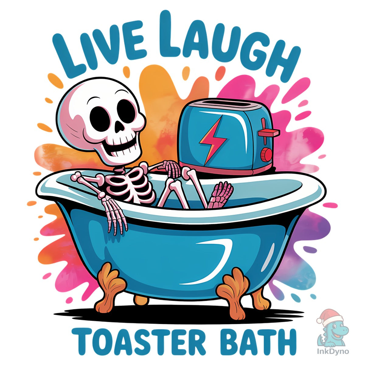 Live Laugh Skeleton