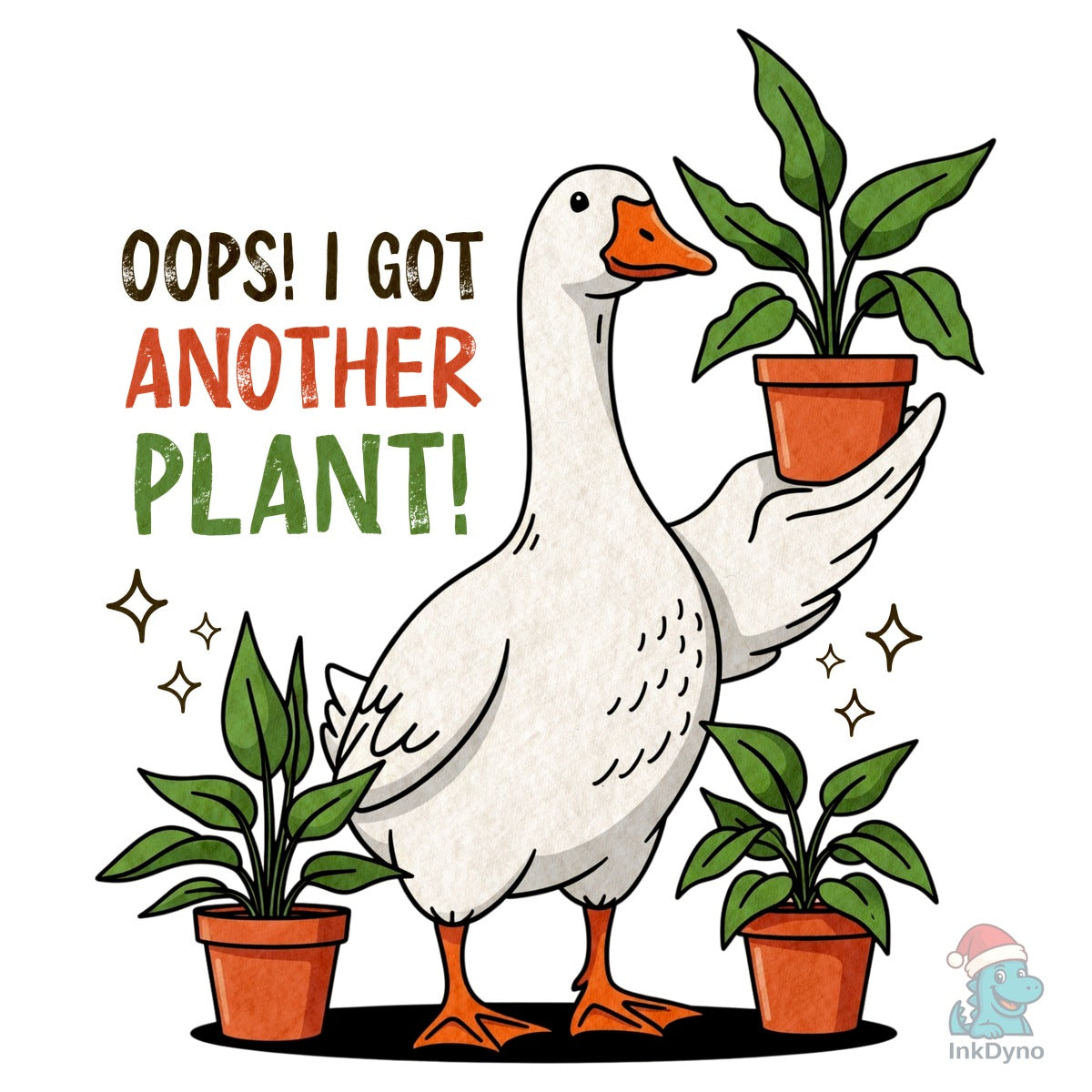 Oops I Got Another Plant Cute Duck