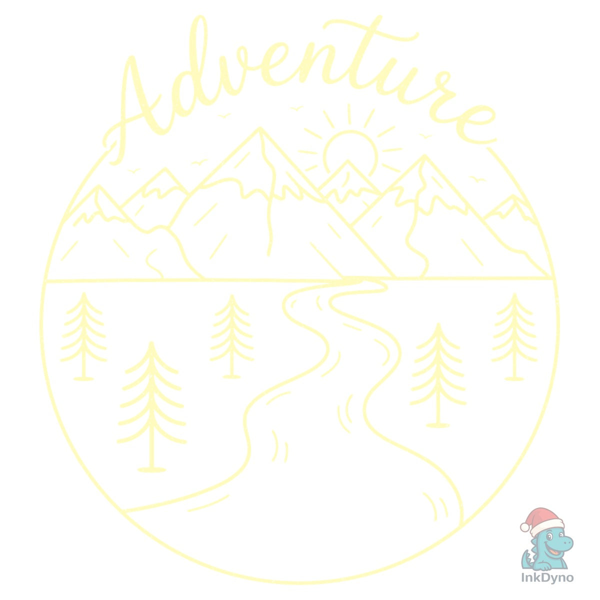 Minimalist Sun Mountain Adventure Shirt