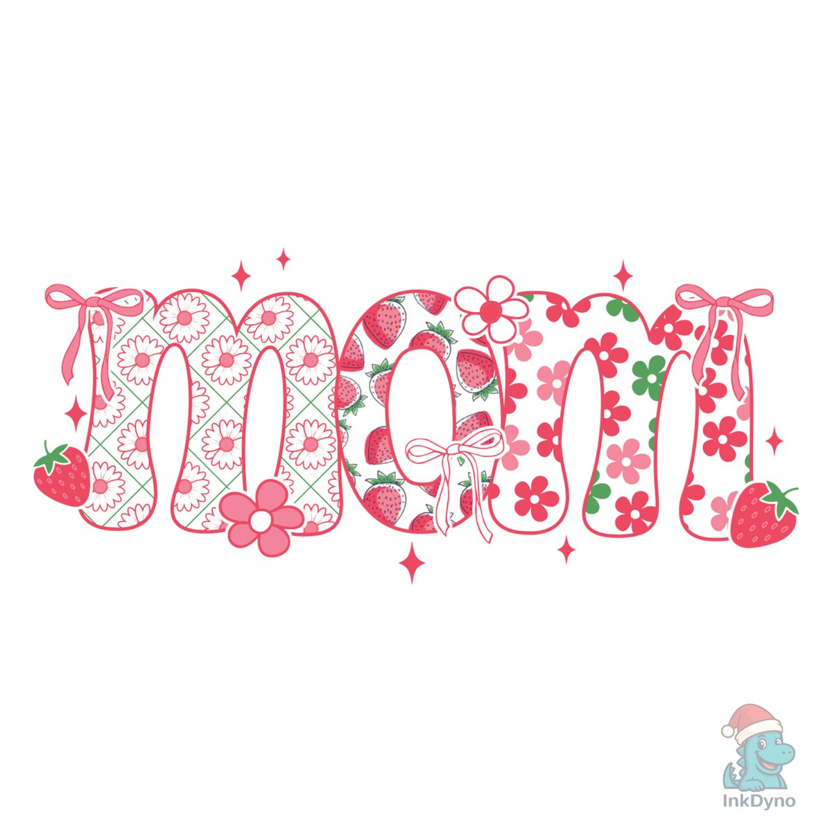 Personalized Floral Patchwork Mom