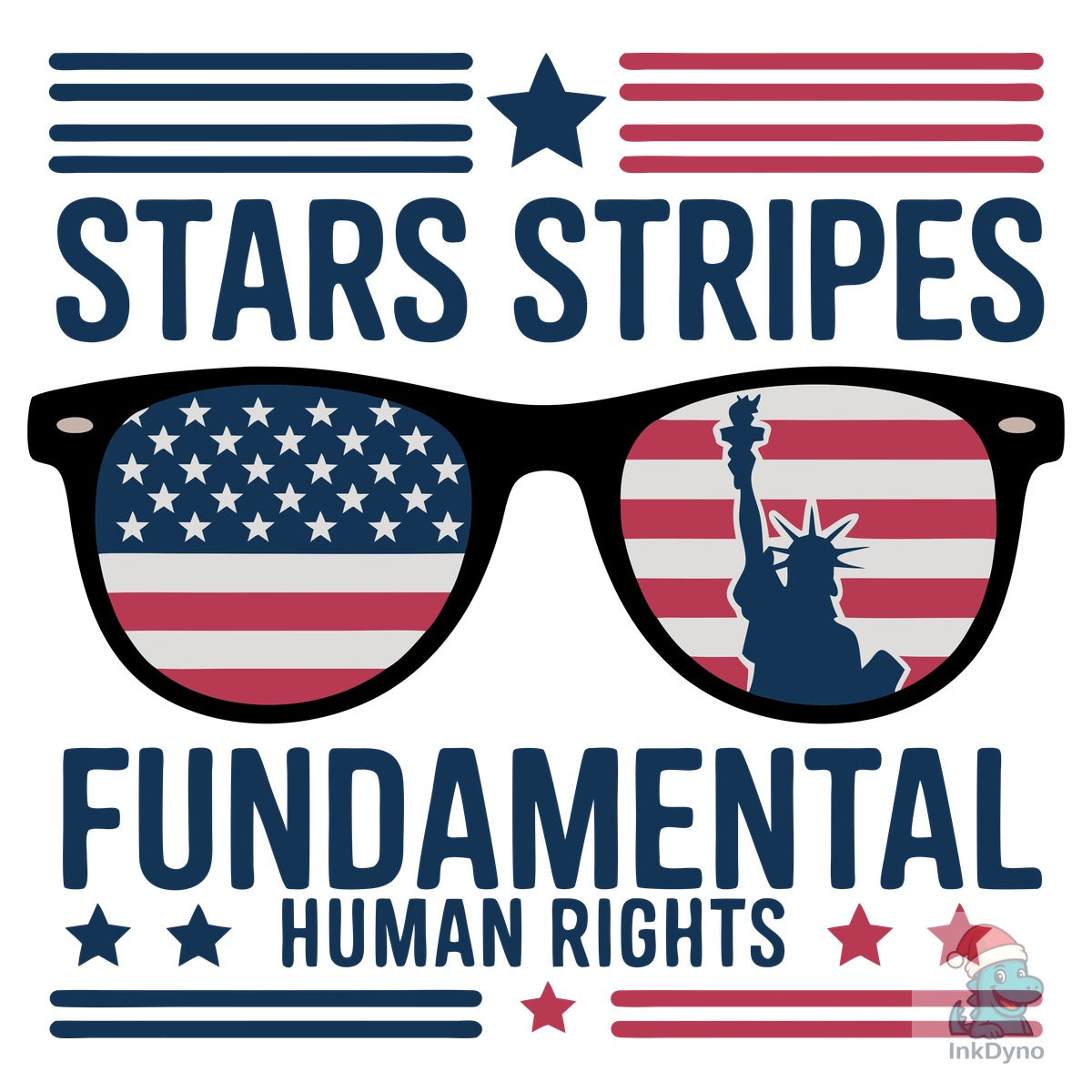 Stars Stripes Fundamental Human Rights