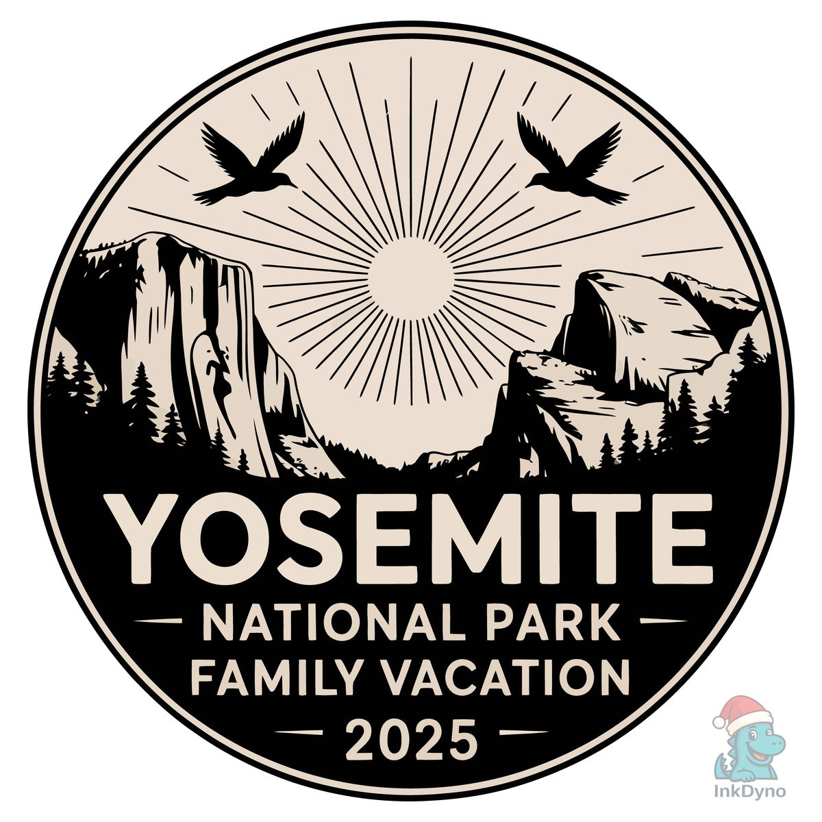 Yosemite Family Vacation Badge 2025