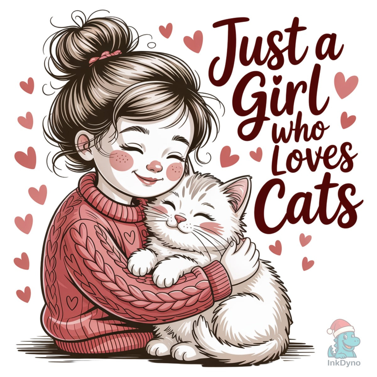 Just a Girl Who Loves Cats Cute Cat