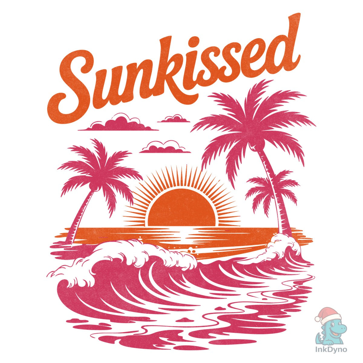 Sunkissed Retro Beach Sunset
