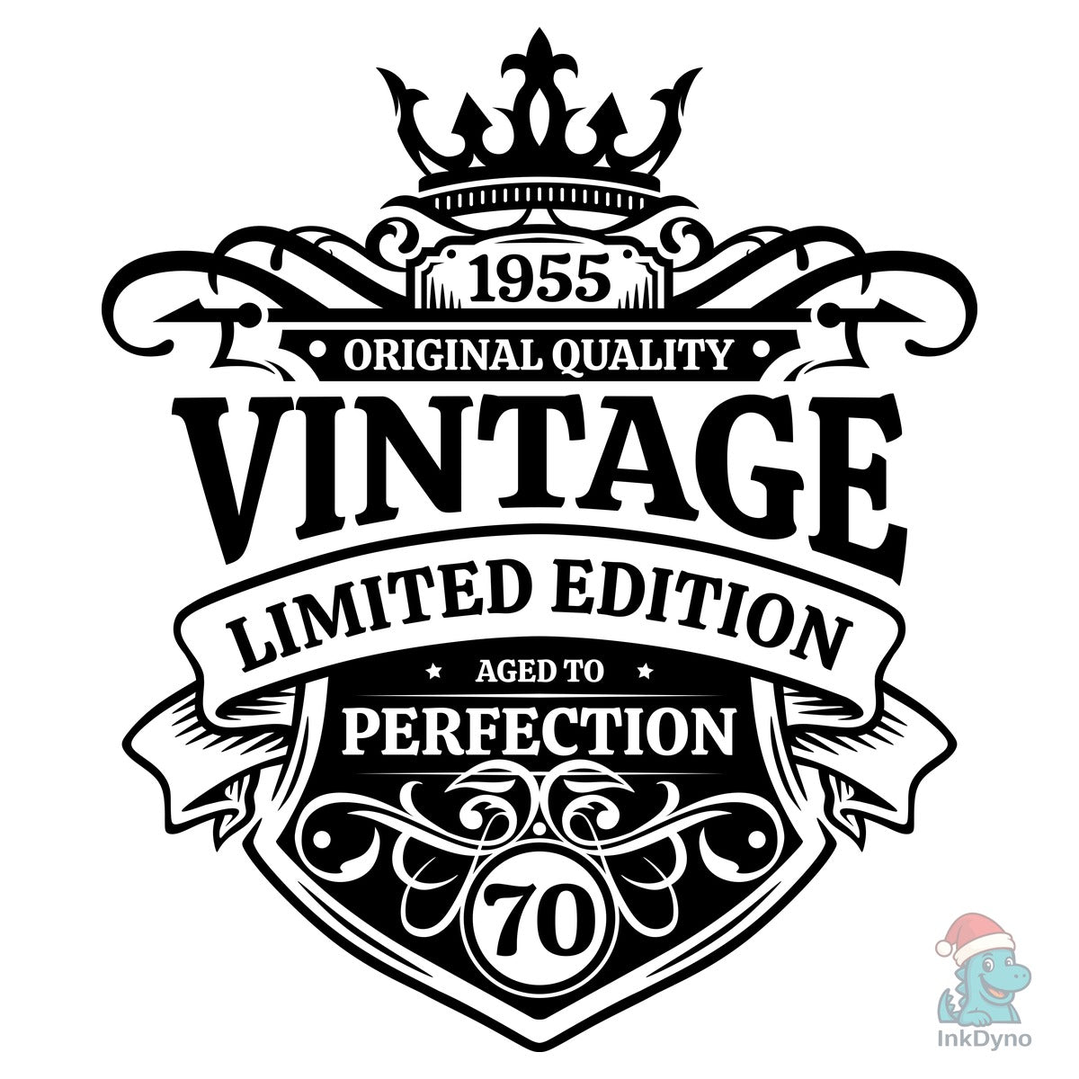 Vintage 1955 Happy 70th Birthday