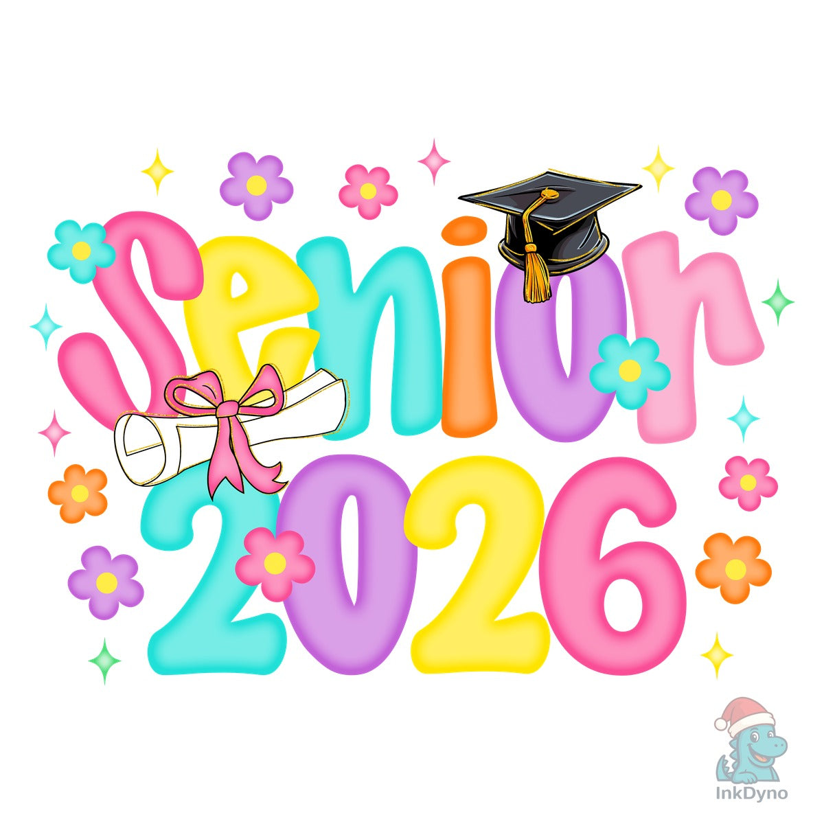 Retro Floral Senior Class of 2026