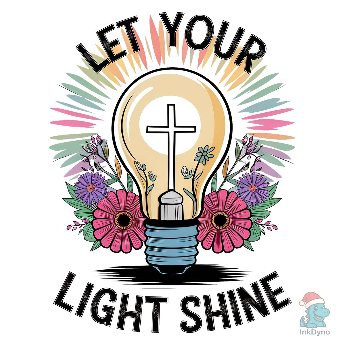 Let Your Light Shine Sublimation Design