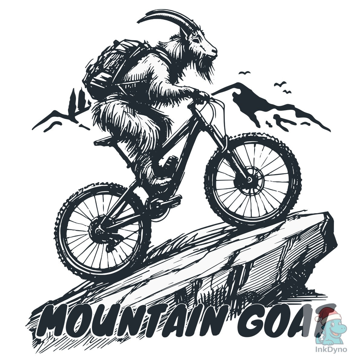 Mountain Goat on Mountain Bike