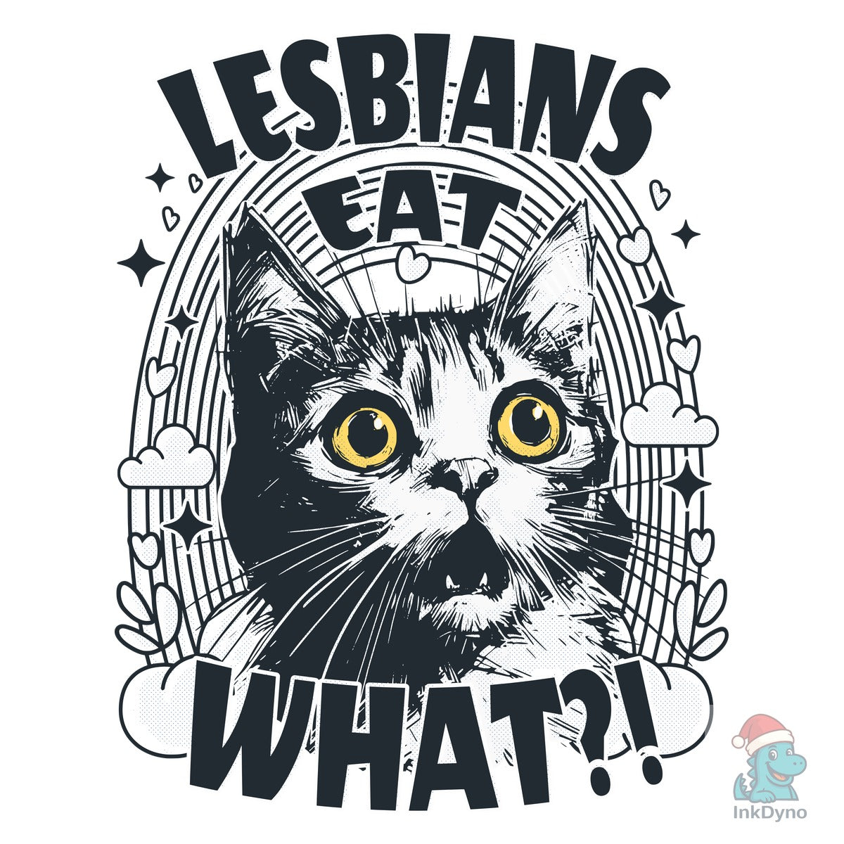 Lesbians Eat What Cat Shirt