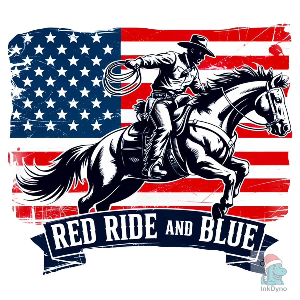 American Cowboy Rodeo Sublimation
