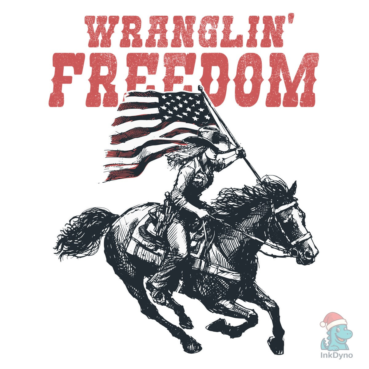 Wranglin' Freedom American Cowgirl Shirt