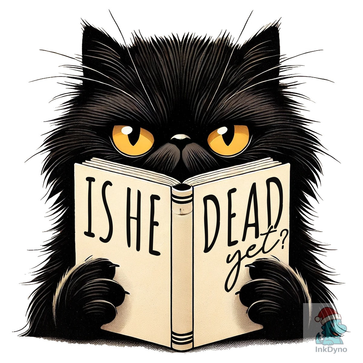 Sarcastic Cat Book Design